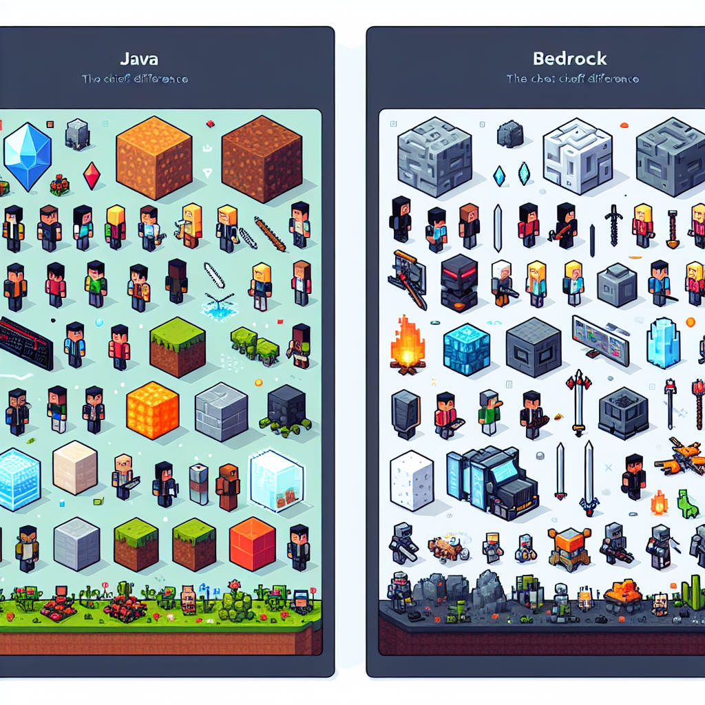 Perbedaan Utama antara Minecraft Java dan Bedrock: Mana yang Terbaik untuk Anda?